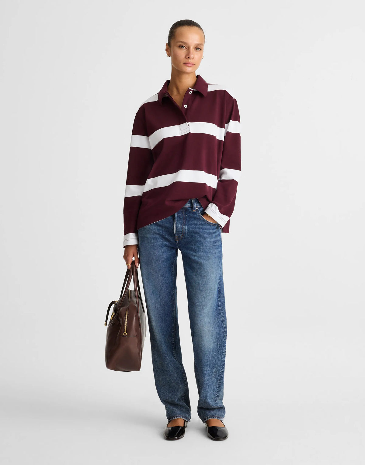 OVERSIZED RUGBY STRIPE DK