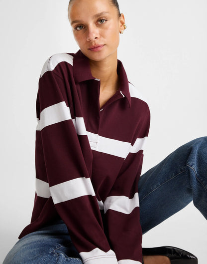 OVERSIZED RUGBY STRIPE DK