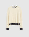 CREAM AND NAVY COMBO