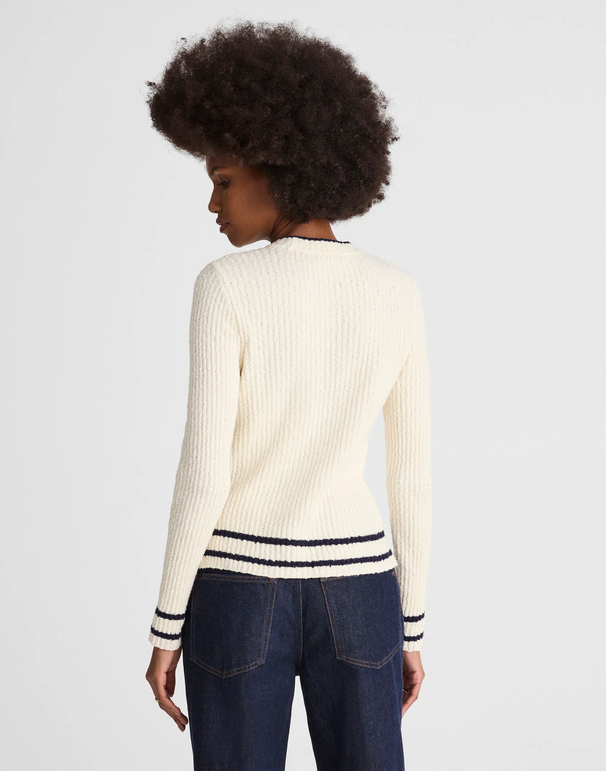 CREAM AND NAVY COMBO