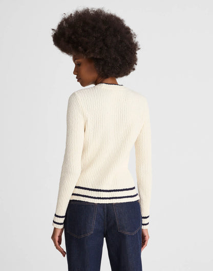 CREAM AND NAVY COMBO