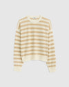 IVORY AND BISCUIT STRIPE