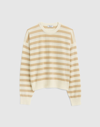 IVORY AND BISCUIT STRIPE