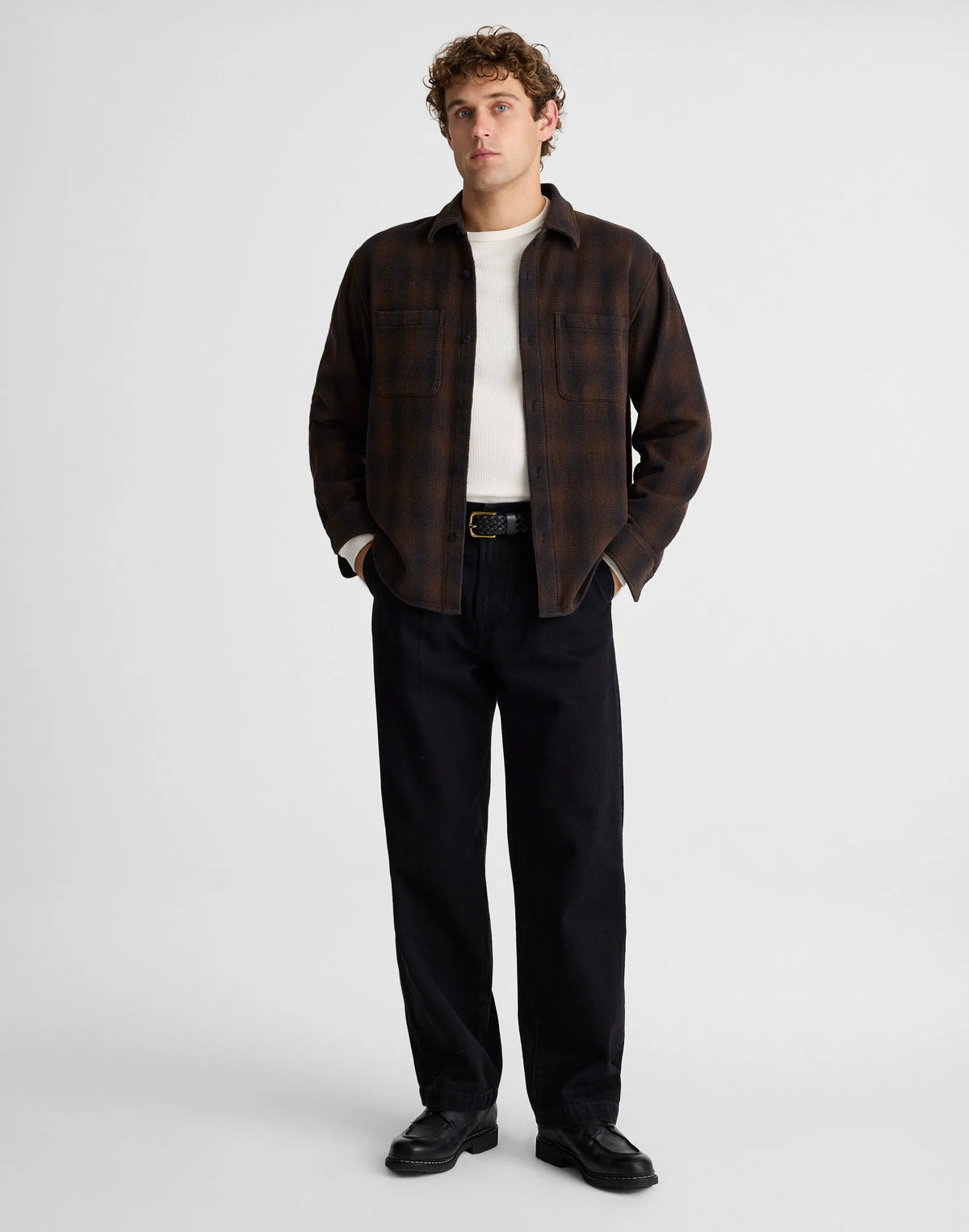 BRUSHED OMBRE PLAID