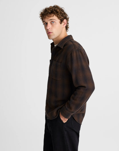 BRUSHED OMBRE PLAID