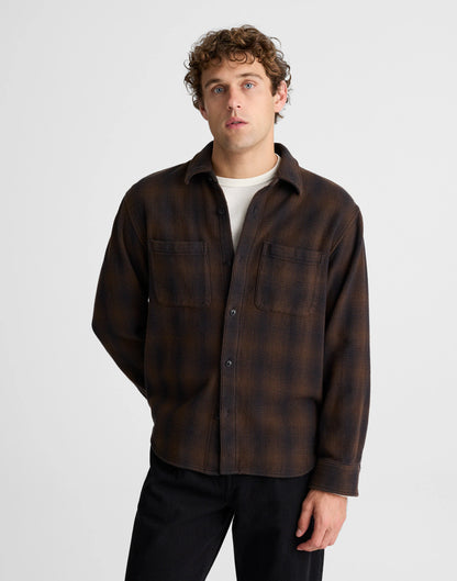 BRUSHED OMBRE PLAID