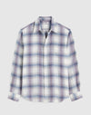 PURPLE CROSS PLAID