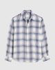 PURPLE CROSS PLAID