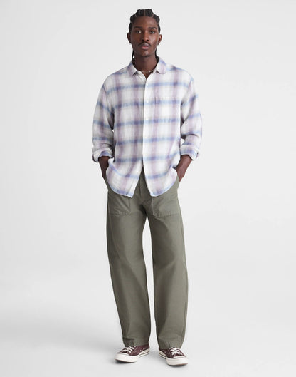 PURPLE CROSS PLAID