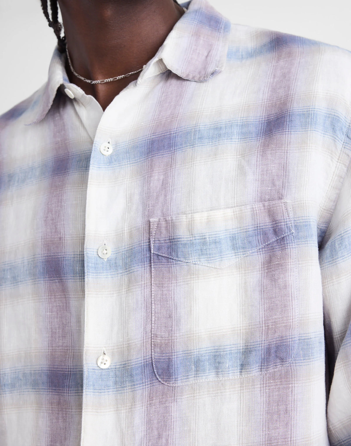 PURPLE CROSS PLAID