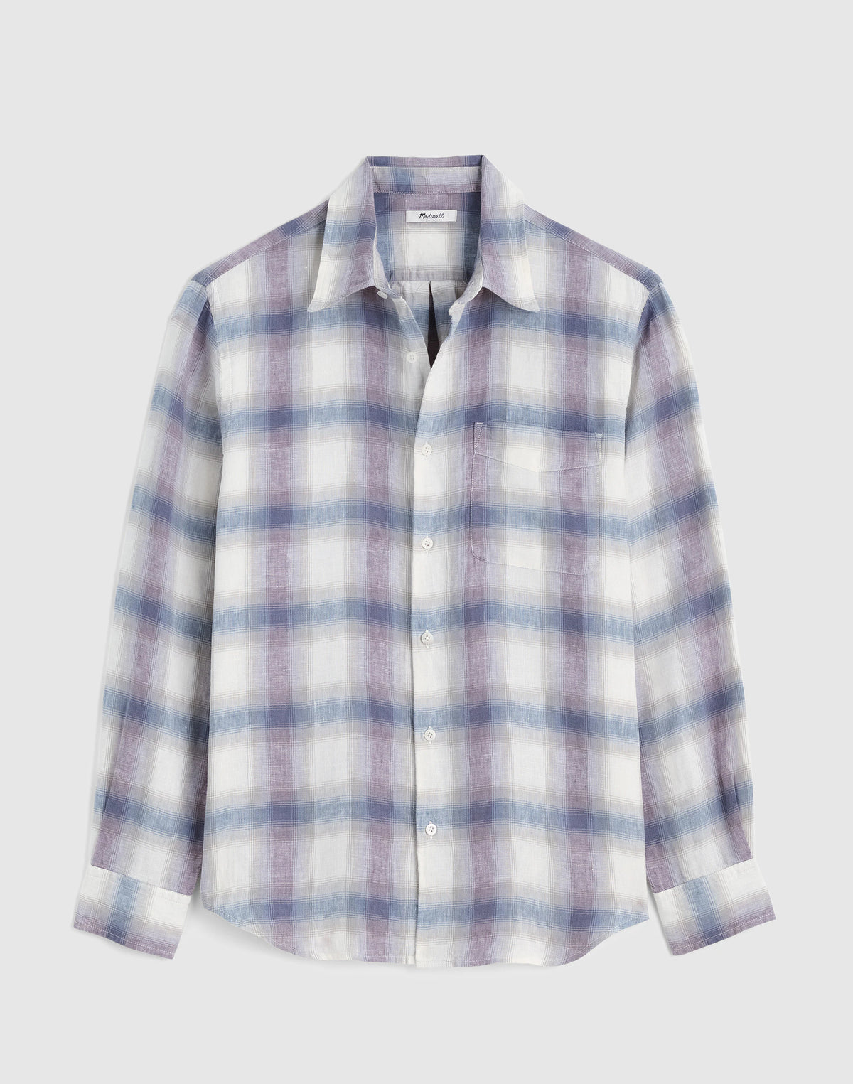 PURPLE CROSS PLAID