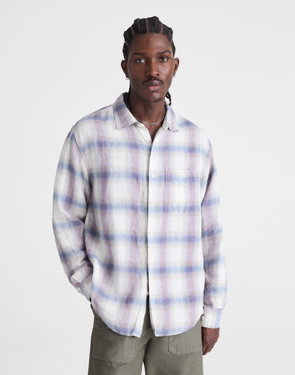 PURPLE CROSS PLAID