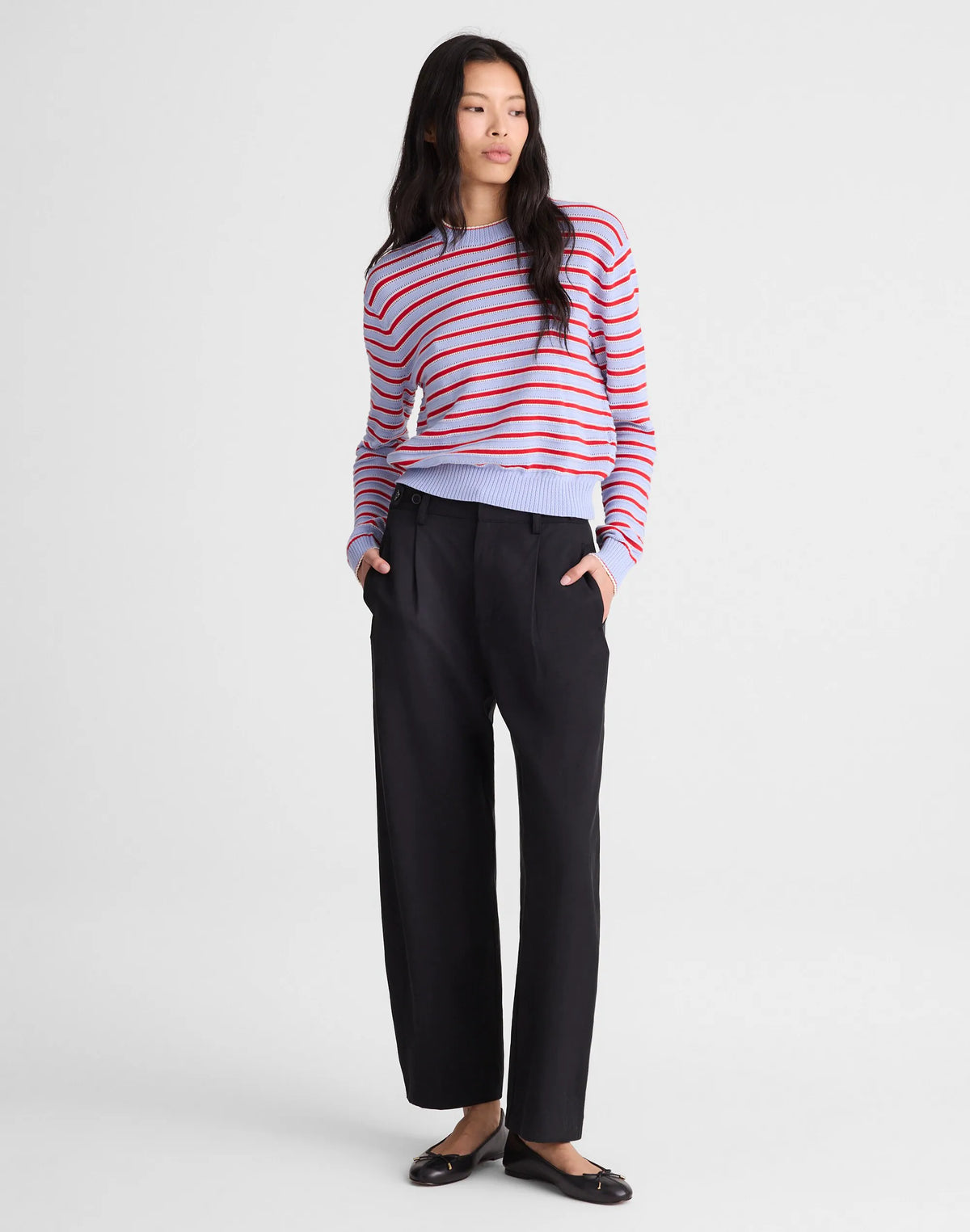 LIGHT BLUE TRIO STRIPE