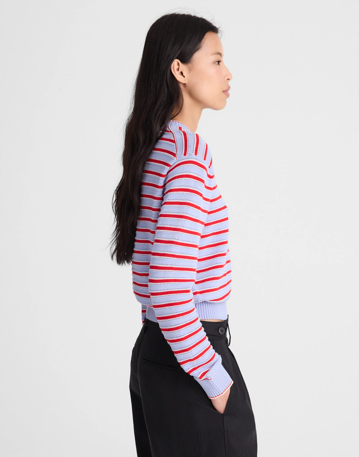 LIGHT BLUE TRIO STRIPE