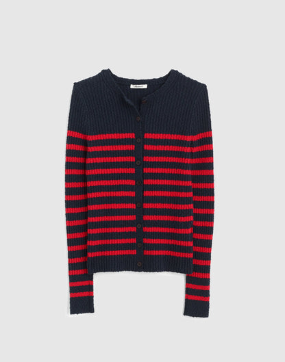 NAVY AND RED STRIPE