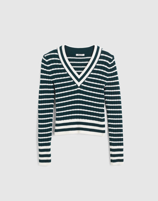 SPRUCE AND IVORY STRIPE