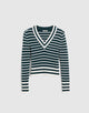SPRUCE AND IVORY STRIPE