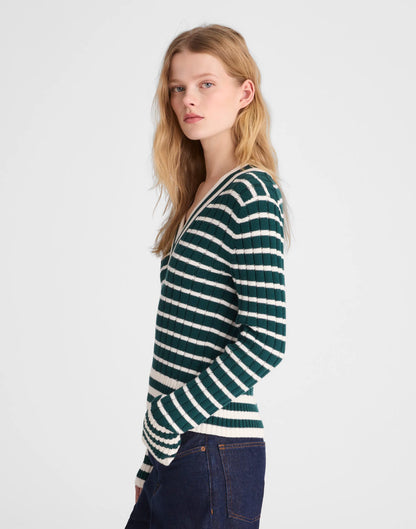 SPRUCE AND IVORY STRIPE