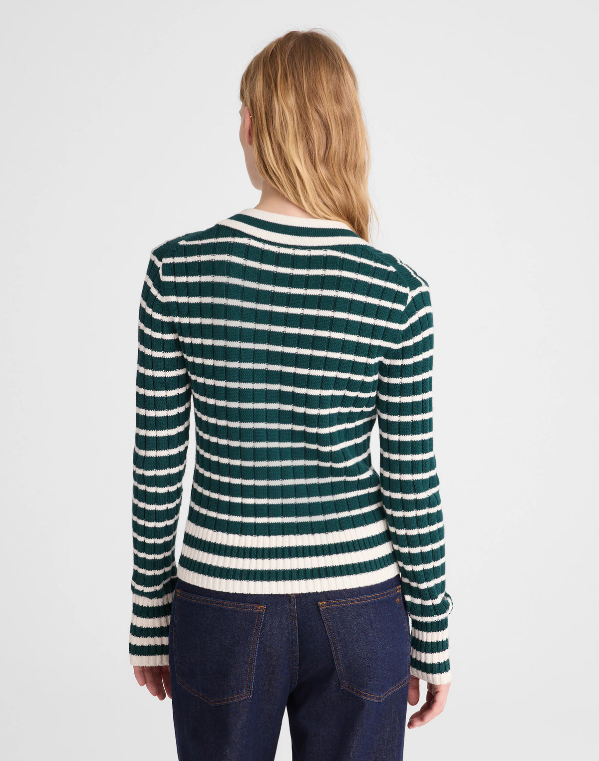 SPRUCE AND IVORY STRIPE