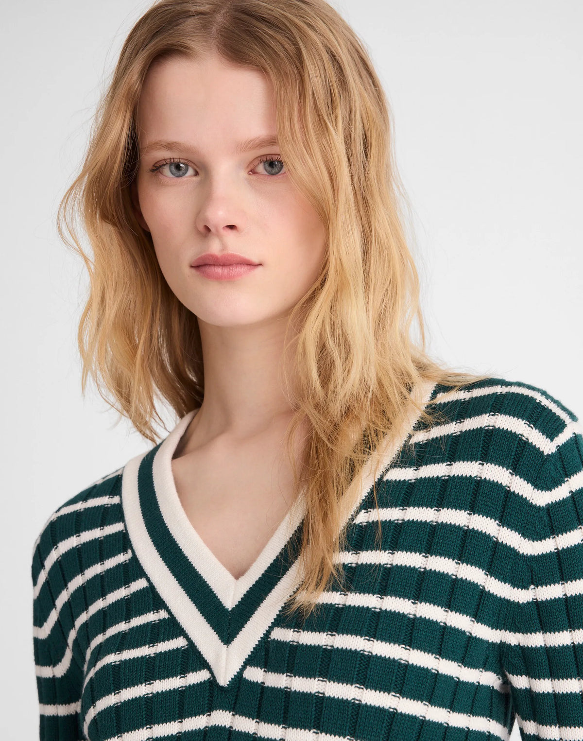 SPRUCE AND IVORY STRIPE