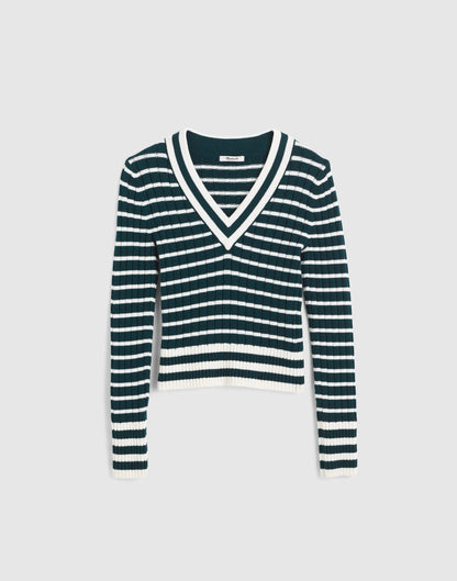 SPRUCE AND IVORY STRIPE