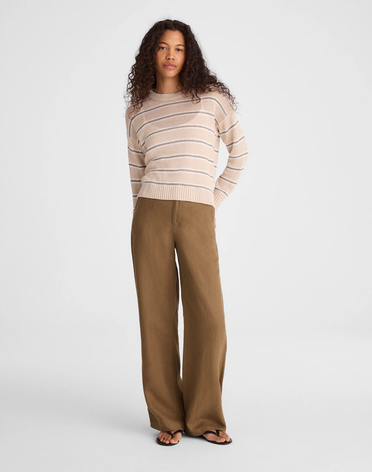 HTHR OAT MULTI STRIPE