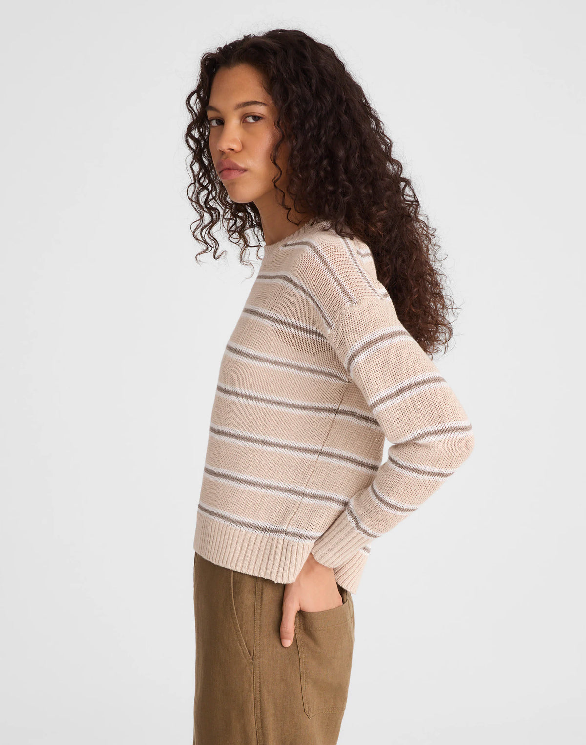 HTHR OAT MULTI STRIPE
