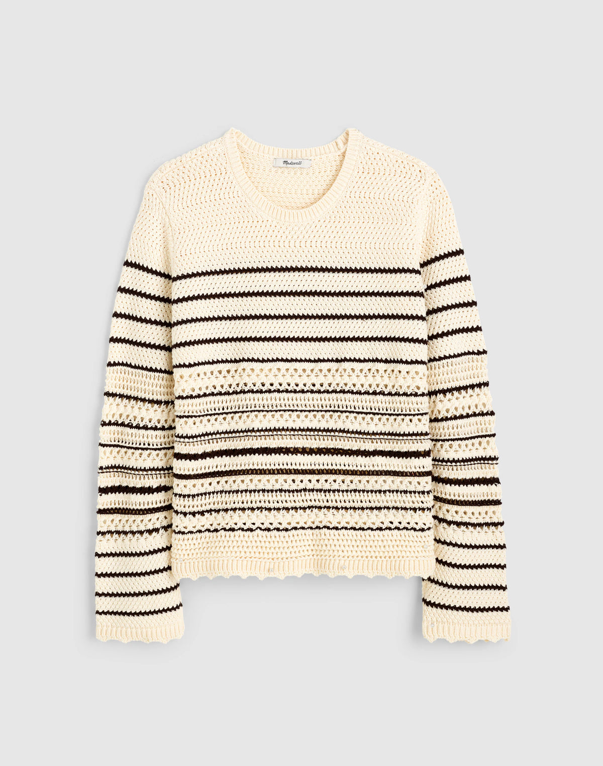 IVORY AND CHOCOLATE STRIPE