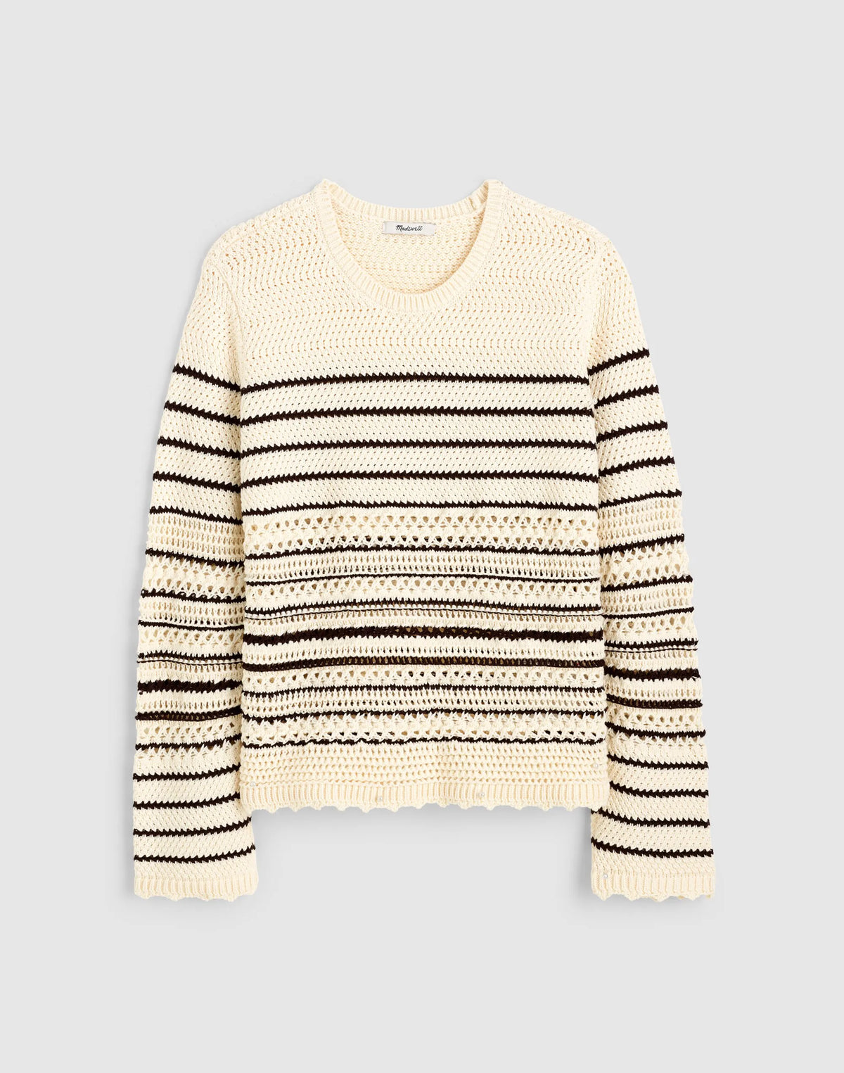 IVORY AND CHOCOLATE STRIPE