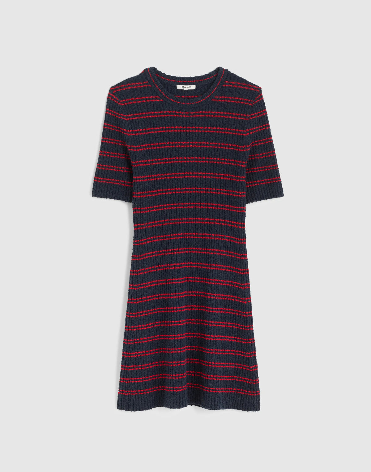 NAVY AND RED MINI STRIPE