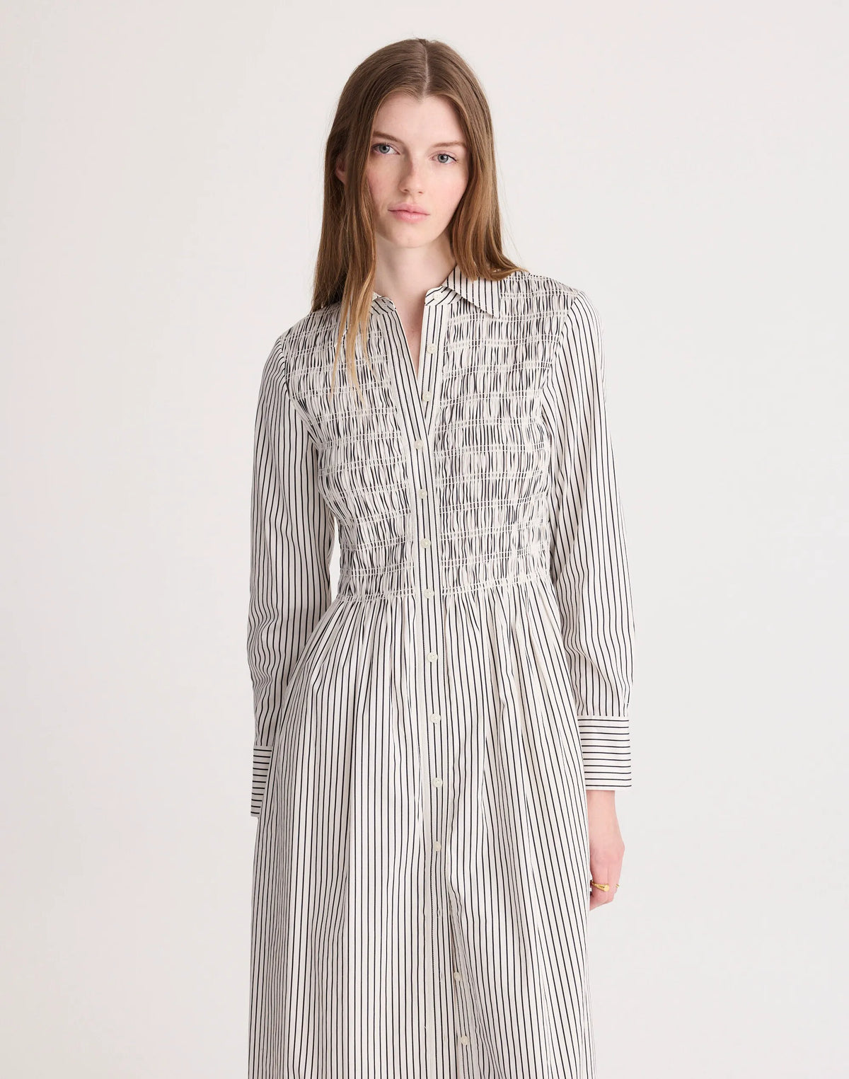 WHITE BLACK STRIPE