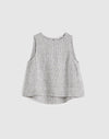 BLACK WHITE MINI STRIPE