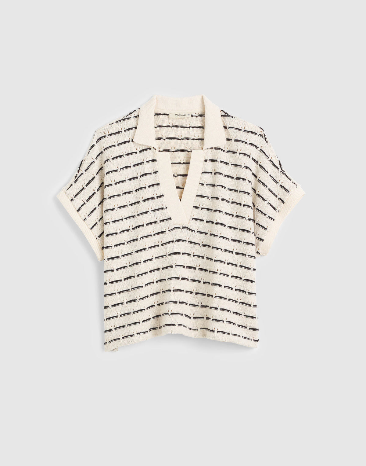 BEIGE BLACK STRIPE