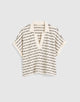 BEIGE BLACK STRIPE