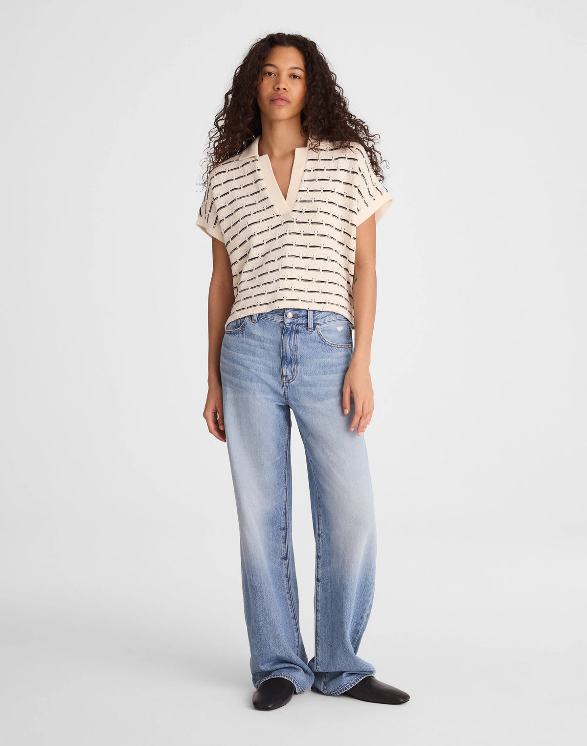 BEIGE BLACK STRIPE