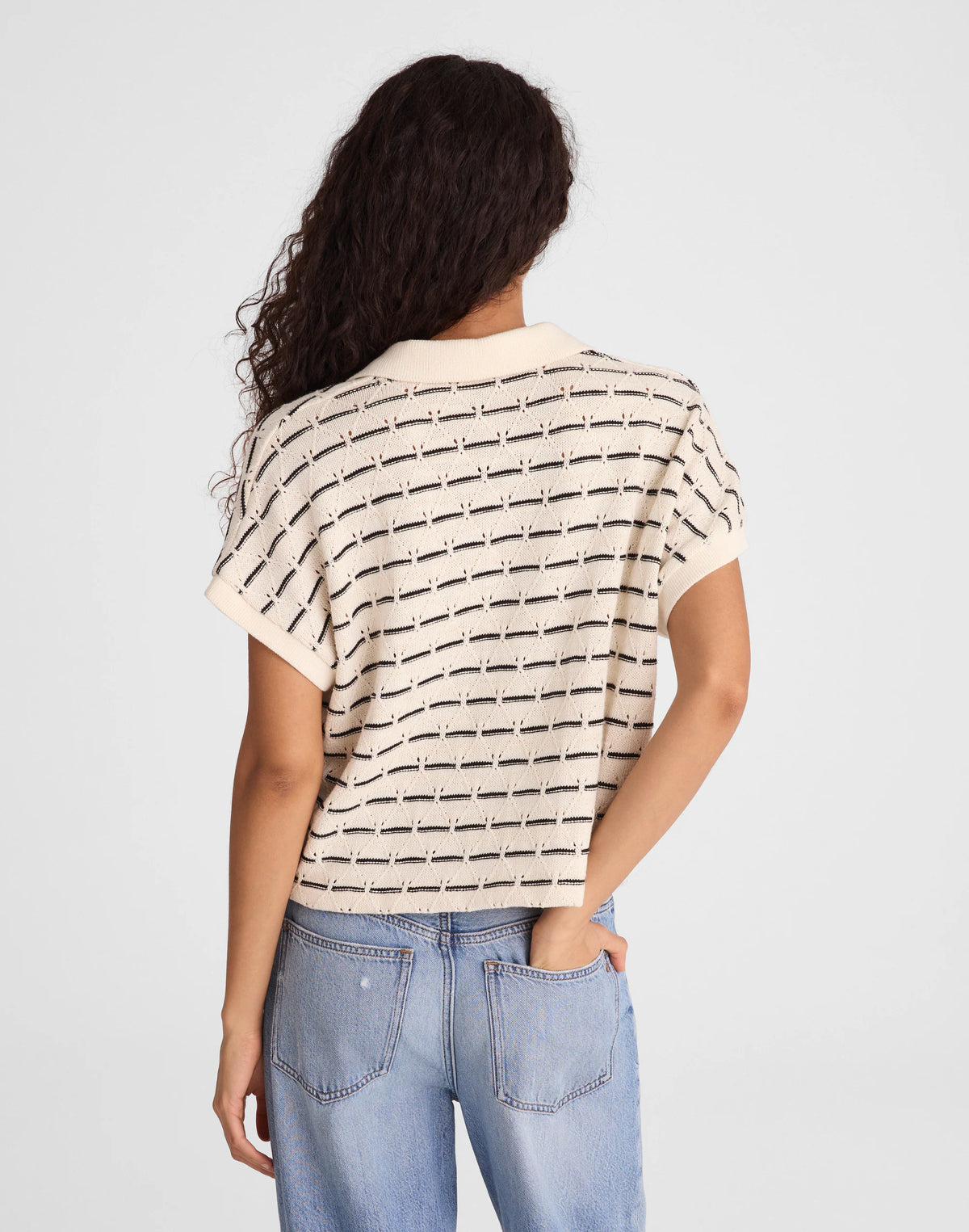 BEIGE BLACK STRIPE