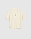 LATTICE STRIPE IVORY AND