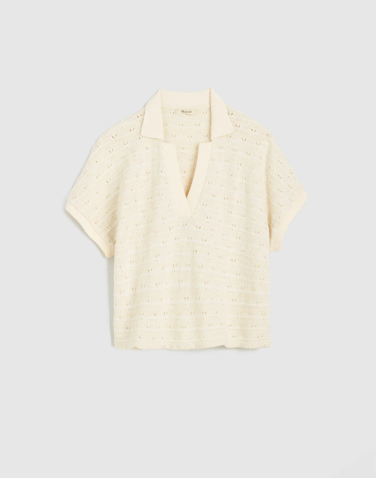 LATTICE STRIPE IVORY AND