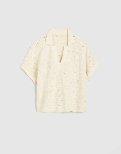 LATTICE STRIPE IVORY AND