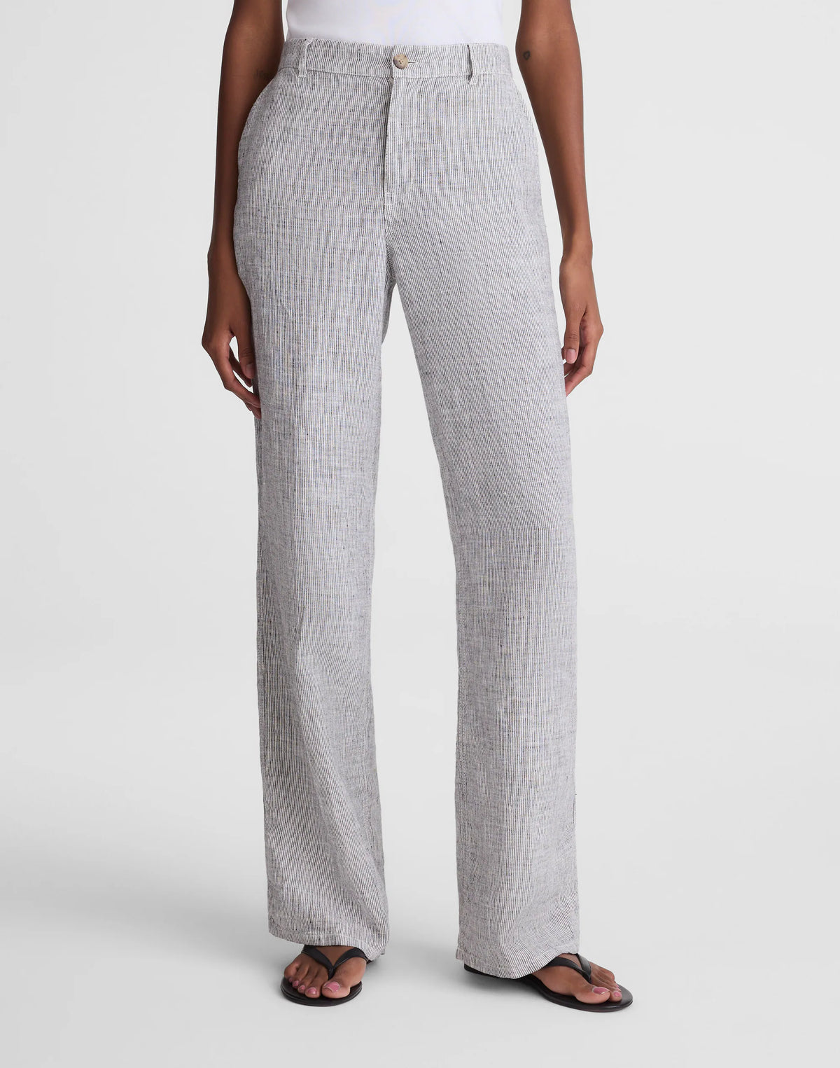 BLACK WHITE MINI STRIPE