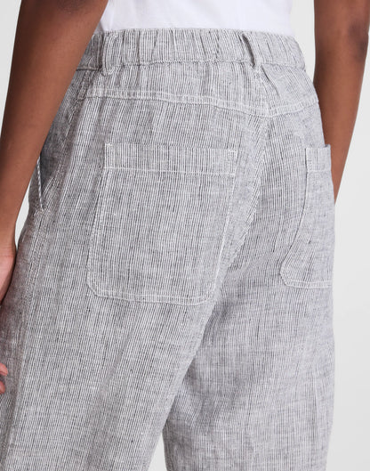 BLACK WHITE MINI STRIPE