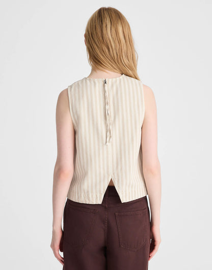 KHAKI SAND STRIPE