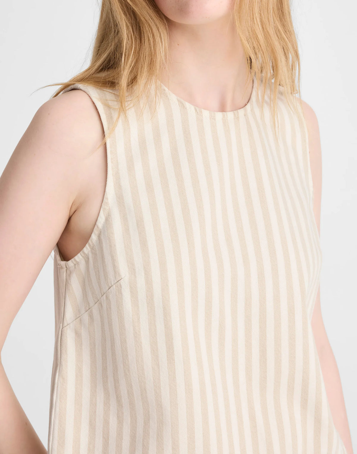 KHAKI SAND STRIPE