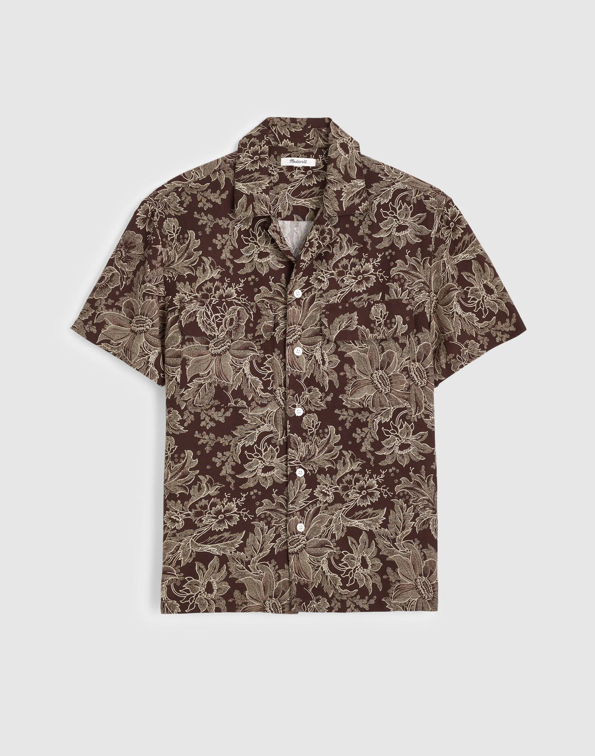 FLORAL STIPPLED TOILE PRINT
