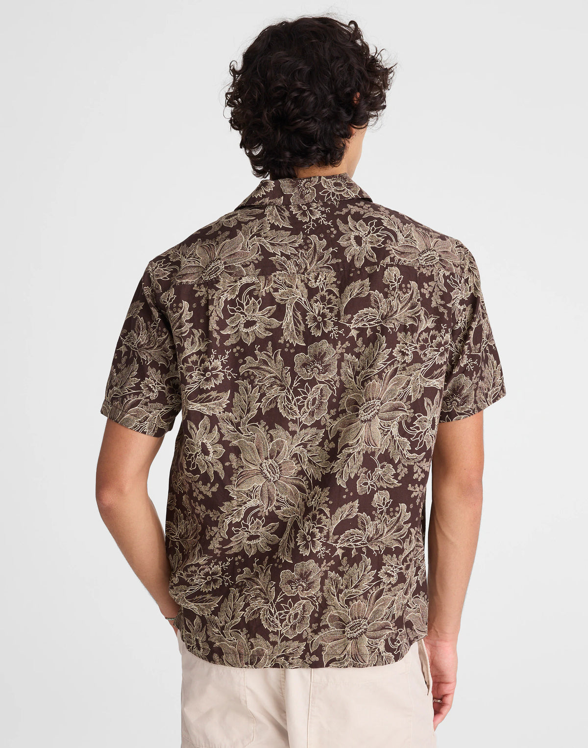 FLORAL STIPPLED TOILE PRINT