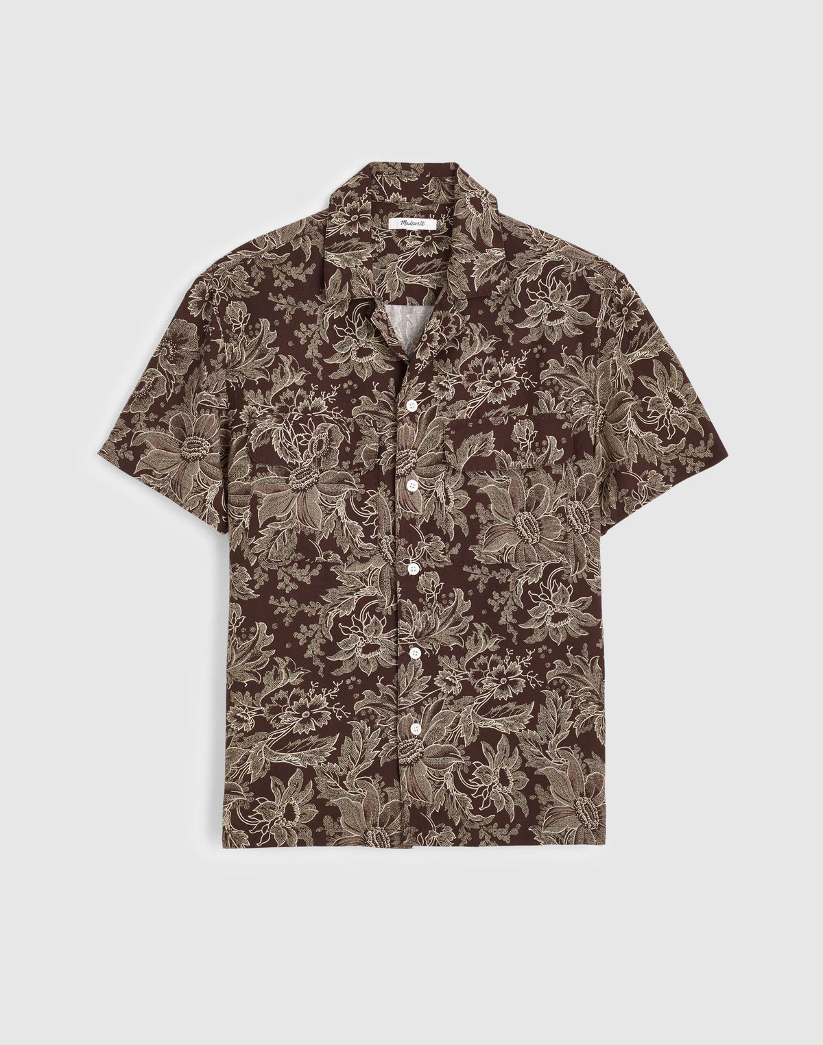 FLORAL STIPPLED TOILE PRINT