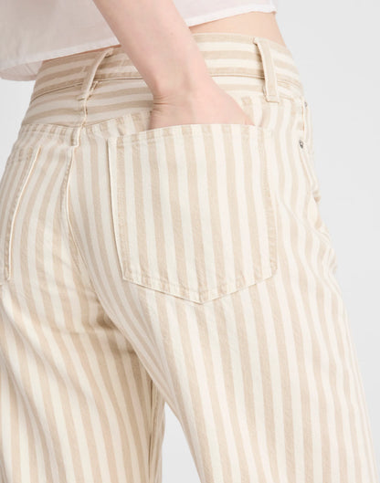KHAKI SAND STRIPE