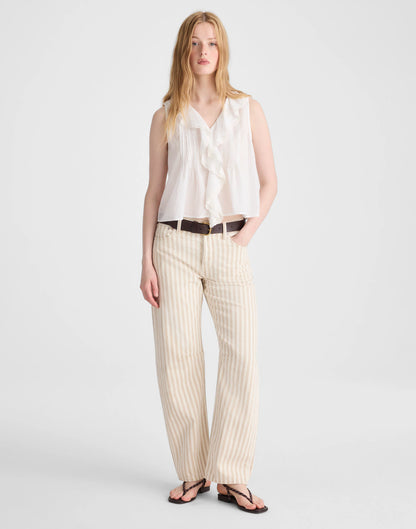 KHAKI SAND STRIPE