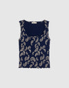 TOSSED PAISLEY MIDNIGHT