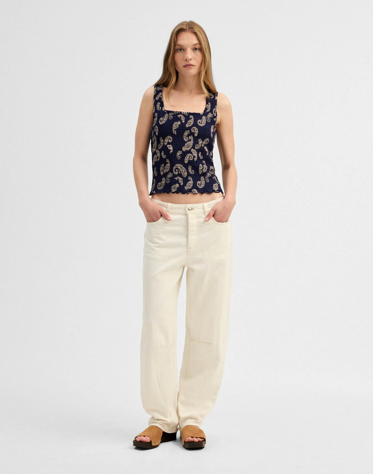 TOSSED PAISLEY MIDNIGHT